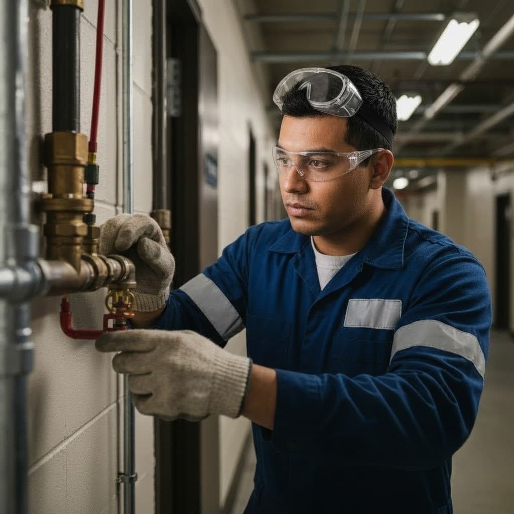 Professional fire safety installation